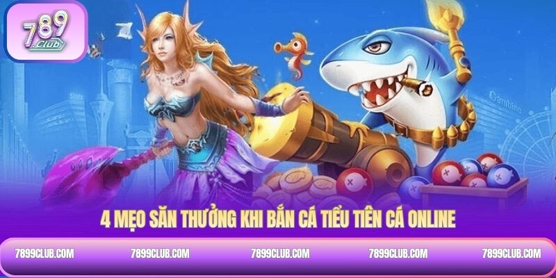 4 mẹo săn thưởng khi bắn cá Tiểu Tiên Cá online