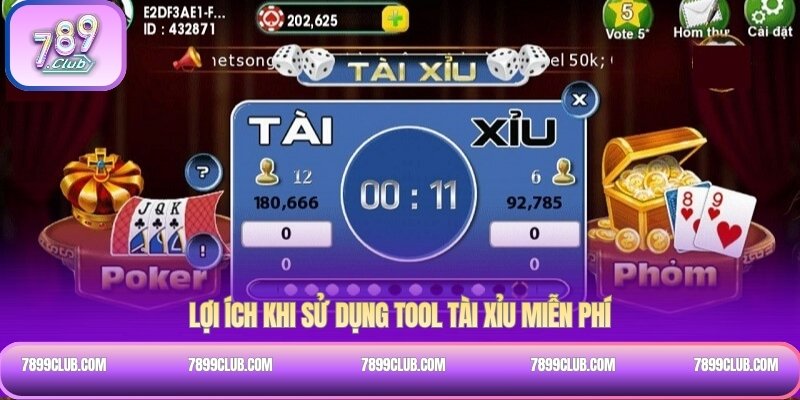 Lợi ích khi sử dụng tool tài xỉu miễn phí